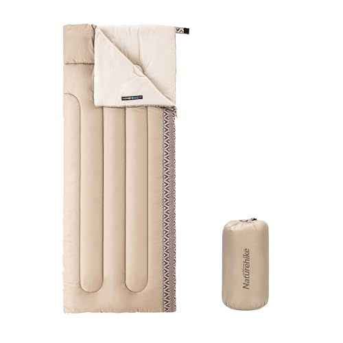 Naturehike Schlafsack Winter Outdoor Sleeping Bag Ideal für Erwachsene und Kinder Wasserdichter Leichter Deckenschlafsack 3-4 Jahreszeiten für Camping Reisen Outdoor Aktivitäten 190 x 75cm(Creme-R) Naturehike Schlafsack Winter Outdoor Sleeping Bag Ideal für Erwachsene und Kinder Wasserdichter Leichter Deckenschlafsack 3-4 Jahreszeiten für Camping Reisen Outdoor Aktivitäten 190 x 75cm(Creme-R) von Naturehike