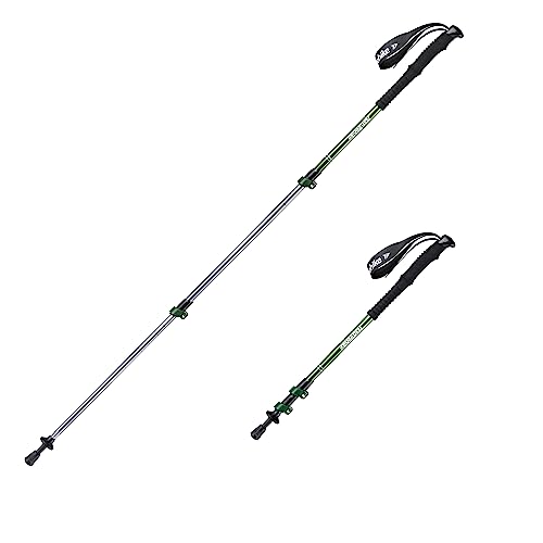 Naturehike Ultraleichte Walking Stöcke Damen und Herren Wanderstöcke 61-135cm Faltbar Aluminium Stöcke Trekkingstöcke (1pcs) von Naturehike