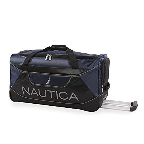 Nautica Lander Reisetasche mit Rollen, 76,2 cm, Marineblau, Lander Nautica Lander Reisetasche mit Rollen, 76,2 cm, Marineblau, Lander von Nautica