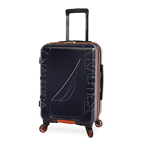 Nautica Trolley aus Birkenholz., Marineblau/orange, Carry-On 21-Inch, Trolley aus Birkenholz Nautica Trolley aus Birkenholz., Marineblau/orange, Carry-On 21-Inch, Trolley aus Birkenholz von Nautica