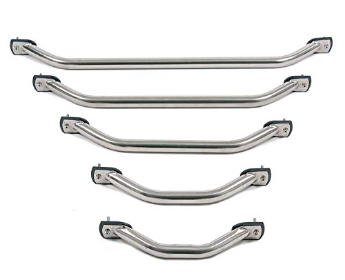 Nautika Edelstahl Handlauf 354-708 mm Ø 19, 22, 25 mm Reling zum nachrüsten, Boot Bootsreling Halte-Griff Halterung Größe 558 mm Ø 19 mm Nautika Edelstahl Handlauf 354-708 mm Ø 19, 22, 25 mm Reling zum nachrüsten, Boot Bootsreling Halte-Griff Halterung Größe 558 mm Ø 19 mm von Nautika