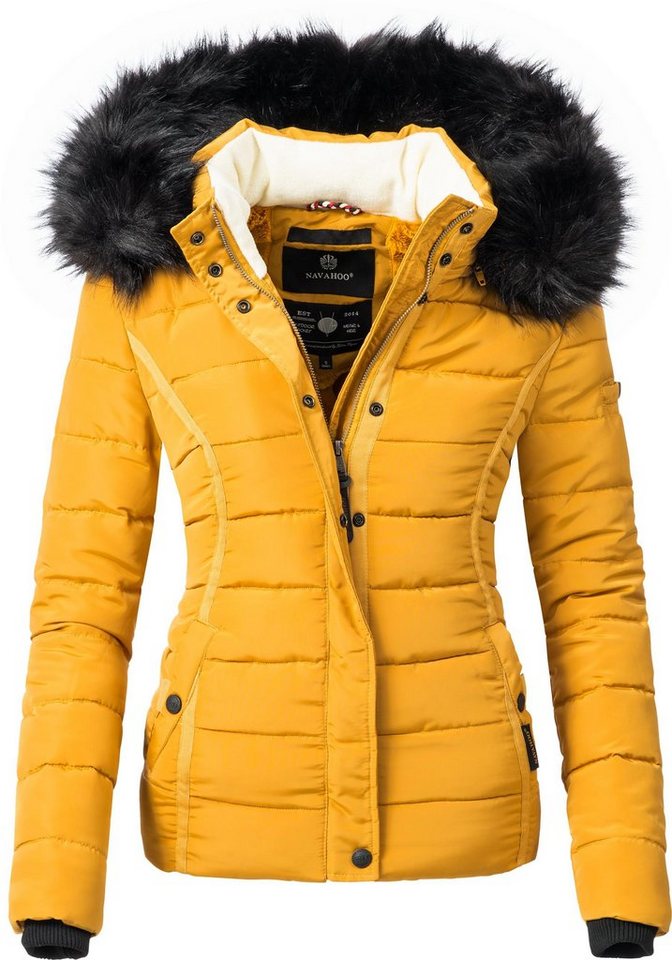 Navahoo Steppjacke Miamor hochwertige Winterjacke m. voluminöser Kunstpelz-Kapuze Navahoo Steppjacke Miamor hochwertige Winterjacke m. voluminöser Kunstpelz-Kapuze von Navahoo