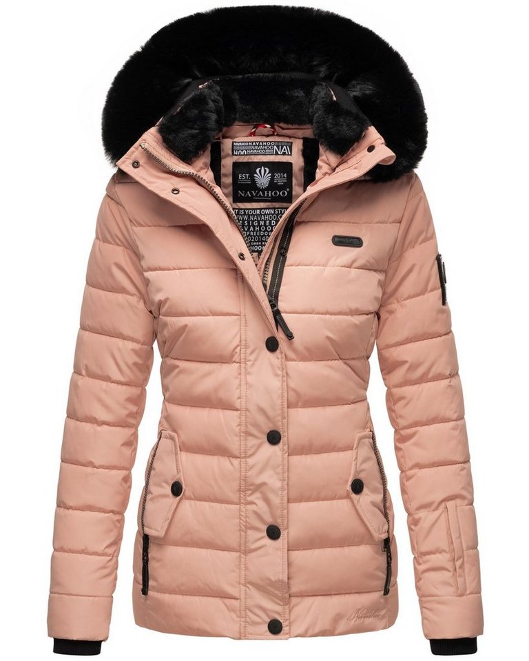 Navahoo Steppjacke Milianaa Edle Winterjacke mit weicher Kunstfell-Kapuze Navahoo Steppjacke Milianaa Edle Winterjacke mit weicher Kunstfell-Kapuze von Navahoo
