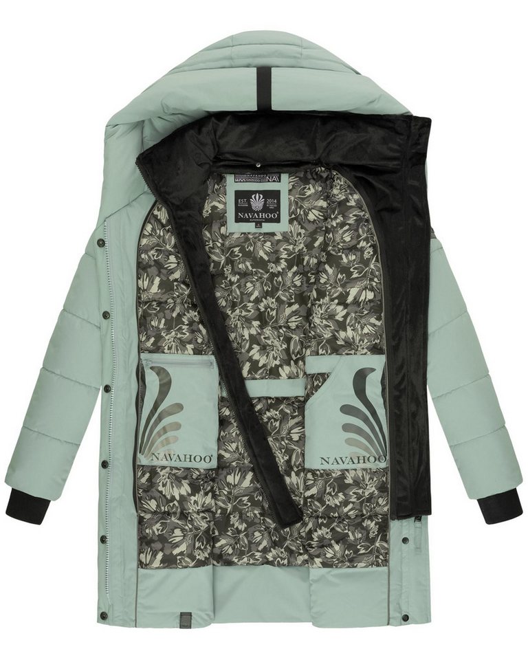 Navahoo Steppmantel Knutschilein Stylischer Damenmantel mit abnehmbarem Fleece-Kragen Navahoo Steppmantel Knutschilein Stylischer Damenmantel mit abnehmbarem Fleece-Kragen von Navahoo
