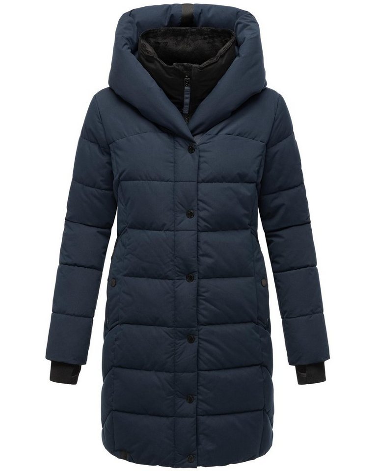Navahoo Steppmantel Knutschilein Stylischer Damenmantel mit abnehmbarem Fleece-Kragen Navahoo Steppmantel Knutschilein Stylischer Damenmantel mit abnehmbarem Fleece-Kragen von Navahoo