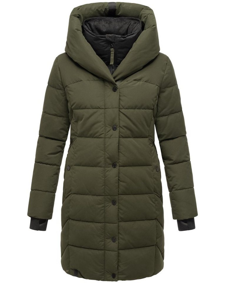 Navahoo Steppmantel Knutschilein Stylischer Damenmantel mit abnehmbarem Fleece-Kragen Navahoo Steppmantel Knutschilein Stylischer Damenmantel mit abnehmbarem Fleece-Kragen von Navahoo