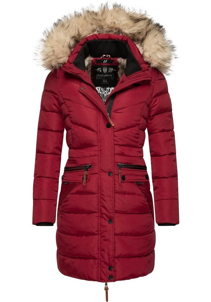 Navahoo Steppmantel Paula stylischer Winter Parka m. edlem Fellimitat Navahoo Steppmantel Paula stylischer Winter Parka m. edlem Fellimitat von Navahoo