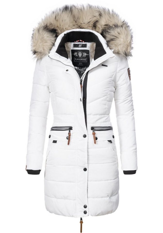 Navahoo Steppmantel Paula stylischer Winter Parka m. edlem Fellimitat Navahoo Steppmantel Paula stylischer Winter Parka m. edlem Fellimitat von Navahoo