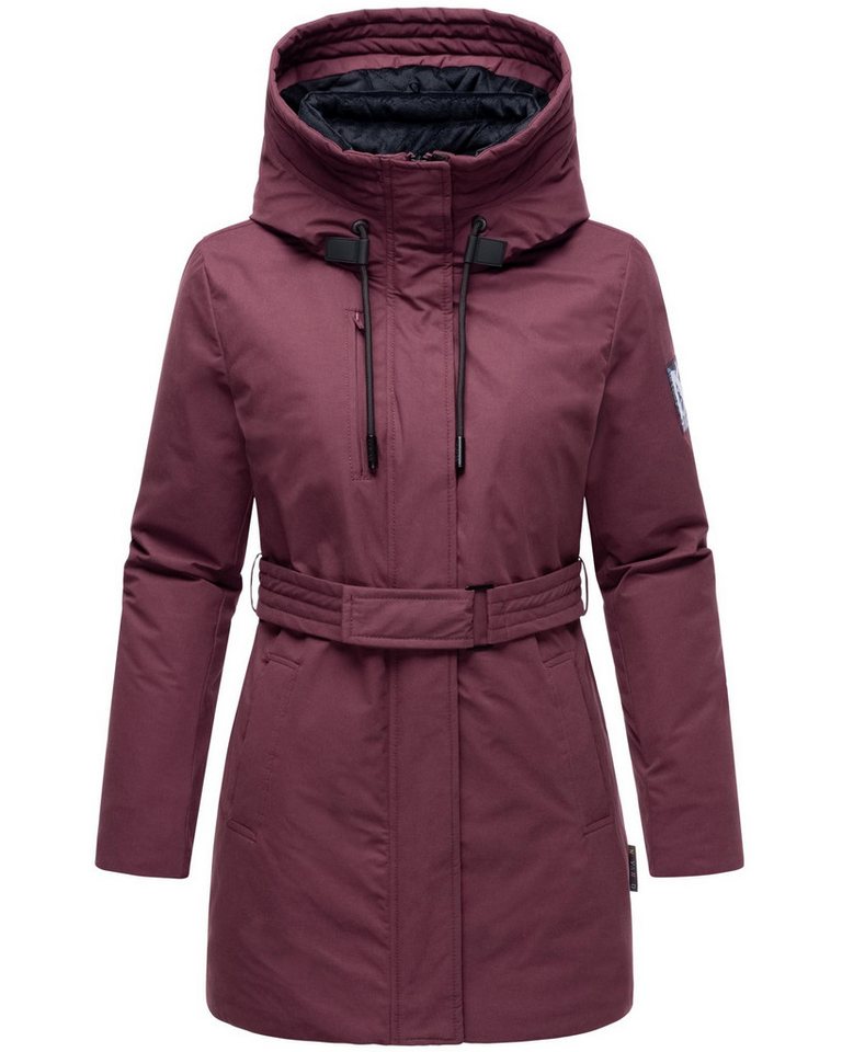 Navahoo Winterjacke Eishauch 14 Damen Winterparka mit Taillengürtel und Fleece-Kragen Navahoo Winterjacke Eishauch 14 Damen Winterparka mit Taillengürtel und Fleece-Kragen von Navahoo