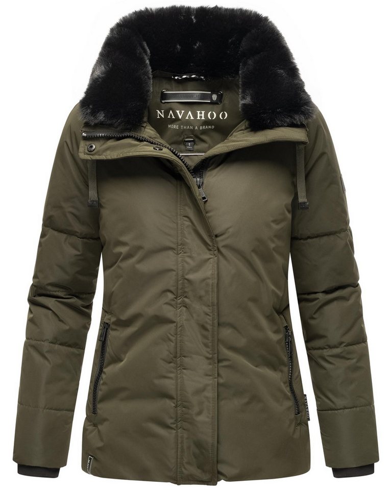 Navahoo Winterjacke Frostii XIV modische Damen Winter Steppjacke mit Kunstfellkragen Navahoo Winterjacke Frostii XIV modische Damen Winter Steppjacke mit Kunstfellkragen von Navahoo