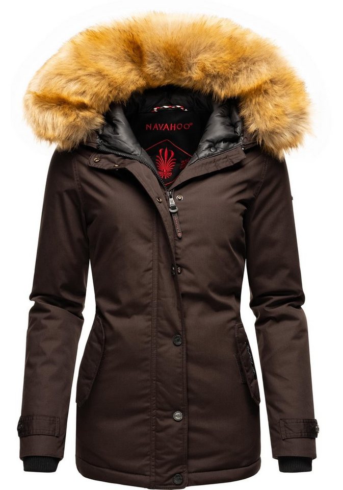 Navahoo Winterjacke Laura edler Parka mit Kunstfell-Kapuze Navahoo Winterjacke Laura edler Parka mit Kunstfell-Kapuze von Navahoo