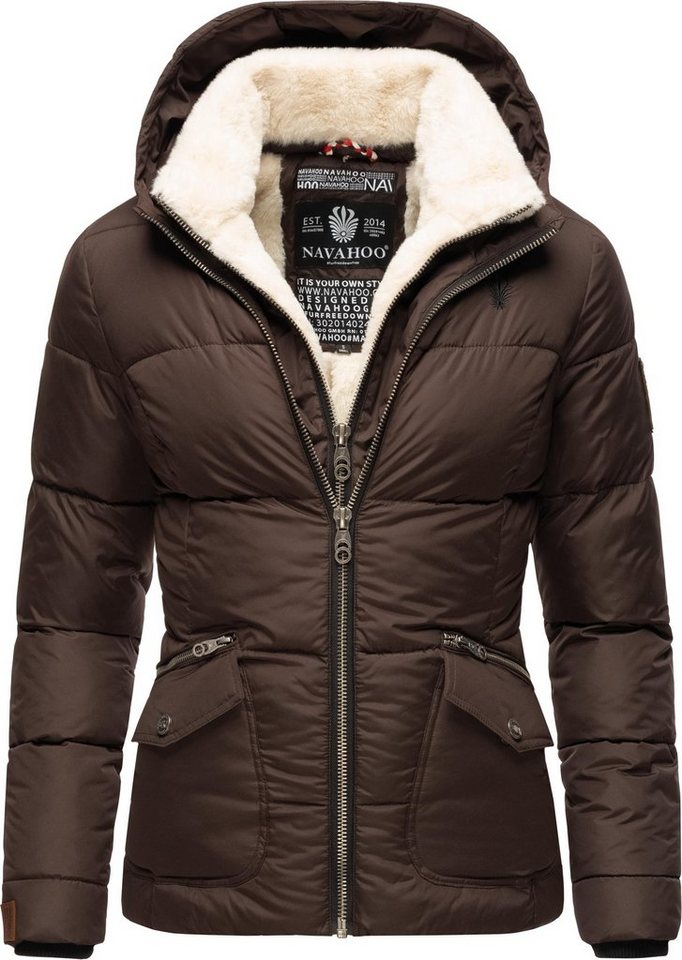 Navahoo Winterjacke Megan stylische Damen Steppjacke mit Teddyfutter Navahoo Winterjacke Megan stylische Damen Steppjacke mit Teddyfutter von Navahoo