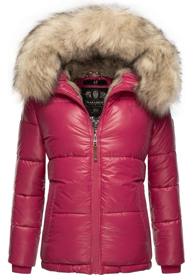 Navahoo Winterjacke Tikunaa warm gefütterte Damen Steppjacke mit Kunstfellkapuze Navahoo Winterjacke Tikunaa warm gefütterte Damen Steppjacke mit Kunstfellkapuze von Navahoo