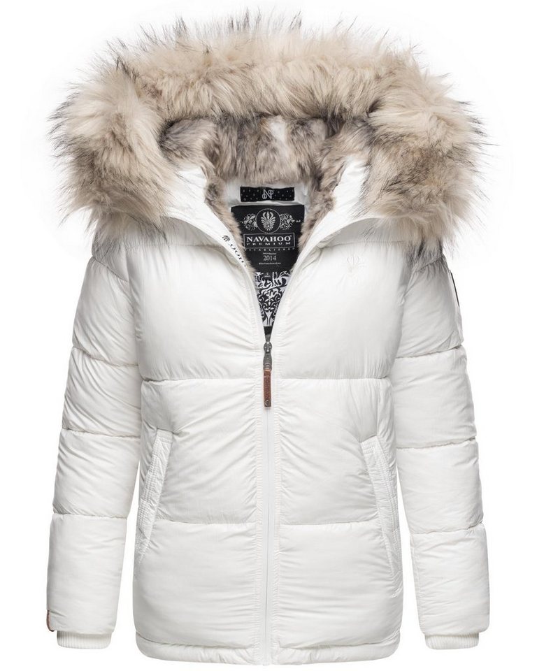 Navahoo Winterjacke Tikunaa warm gefütterte Damen Steppjacke mit Kunstfellkapuze Navahoo Winterjacke Tikunaa warm gefütterte Damen Steppjacke mit Kunstfellkapuze von Navahoo