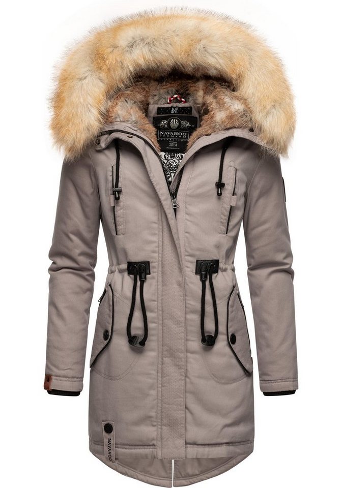 Navahoo Wintermantel Bombii stylischer Damen Winterparka mit Kunstfell-Kapuze Navahoo Wintermantel Bombii stylischer Damen Winterparka mit Kunstfell-Kapuze von Navahoo