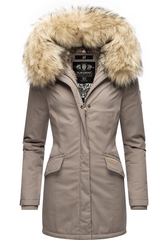 Navahoo Wintermantel Cristal stylischer Damen Winterparka mit Kunstfell-Kapuze Navahoo Wintermantel Cristal stylischer Damen Winterparka mit Kunstfell-Kapuze von Navahoo
