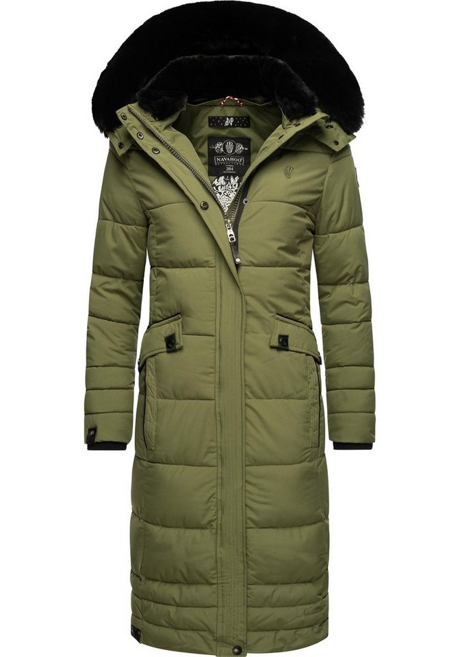 Navahoo Wintermantel Fahmiyaa Edler Steppmantel mit weicher Kunstfellkapuze Navahoo Wintermantel Fahmiyaa Edler Steppmantel mit weicher Kunstfellkapuze von Navahoo