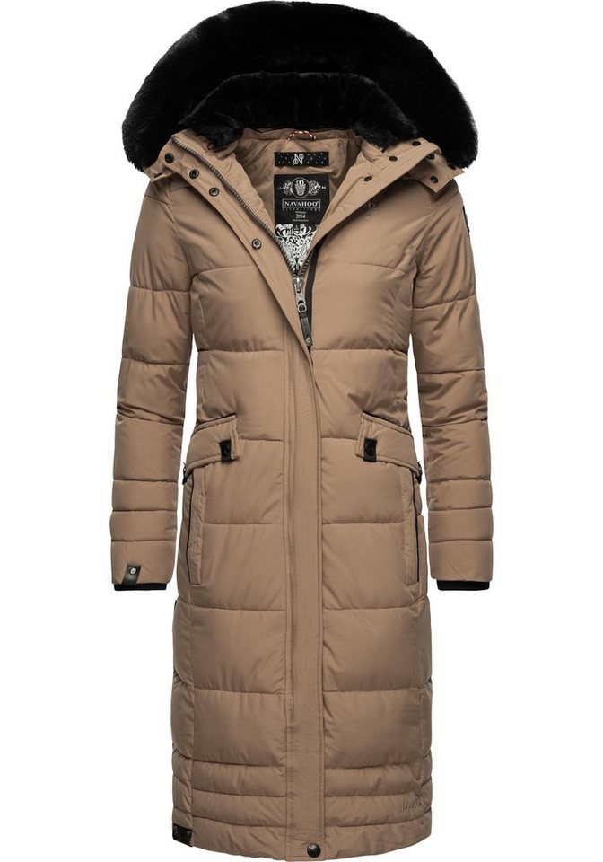 Navahoo Wintermantel Fahmiyaa Edler Steppmantel mit weicher Kunstfellkapuze Navahoo Wintermantel Fahmiyaa Edler Steppmantel mit weicher Kunstfellkapuze von Navahoo