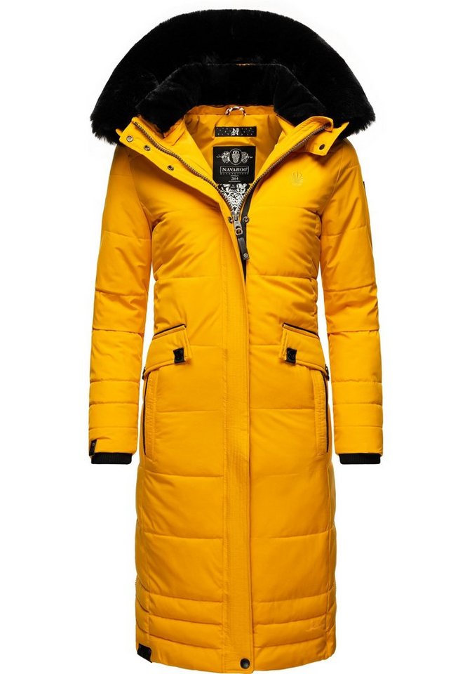Navahoo Wintermantel Fahmiyaa Edler Steppmantel mit weicher Kunstfellkapuze Navahoo Wintermantel Fahmiyaa Edler Steppmantel mit weicher Kunstfellkapuze von Navahoo