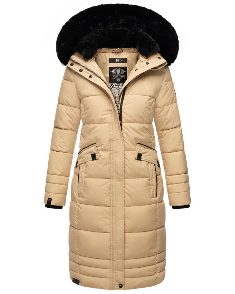 Navahoo Wintermantel Fahmiyaa Edler Steppmantel mit weicher Kunstfellkapuze Navahoo Wintermantel Fahmiyaa Edler Steppmantel mit weicher Kunstfellkapuze von Navahoo
