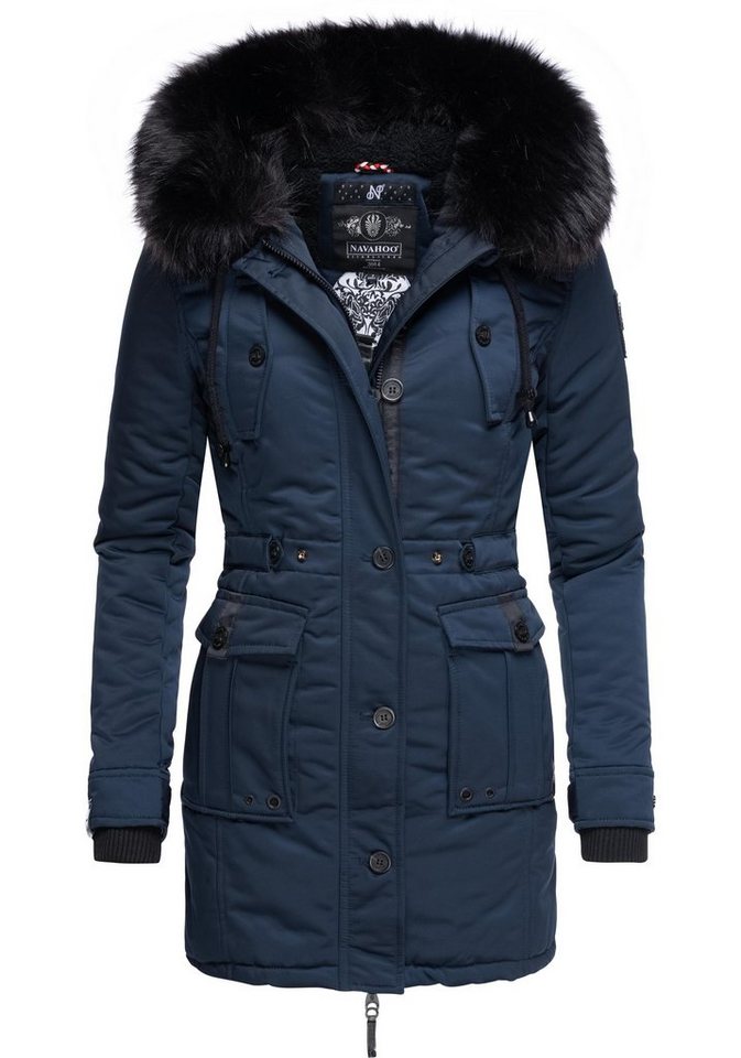 Navahoo Wintermantel Luluna Prc edler Parka mit großer Kunstfellkapuze Navahoo Wintermantel Luluna Prc edler Parka mit großer Kunstfellkapuze von Navahoo