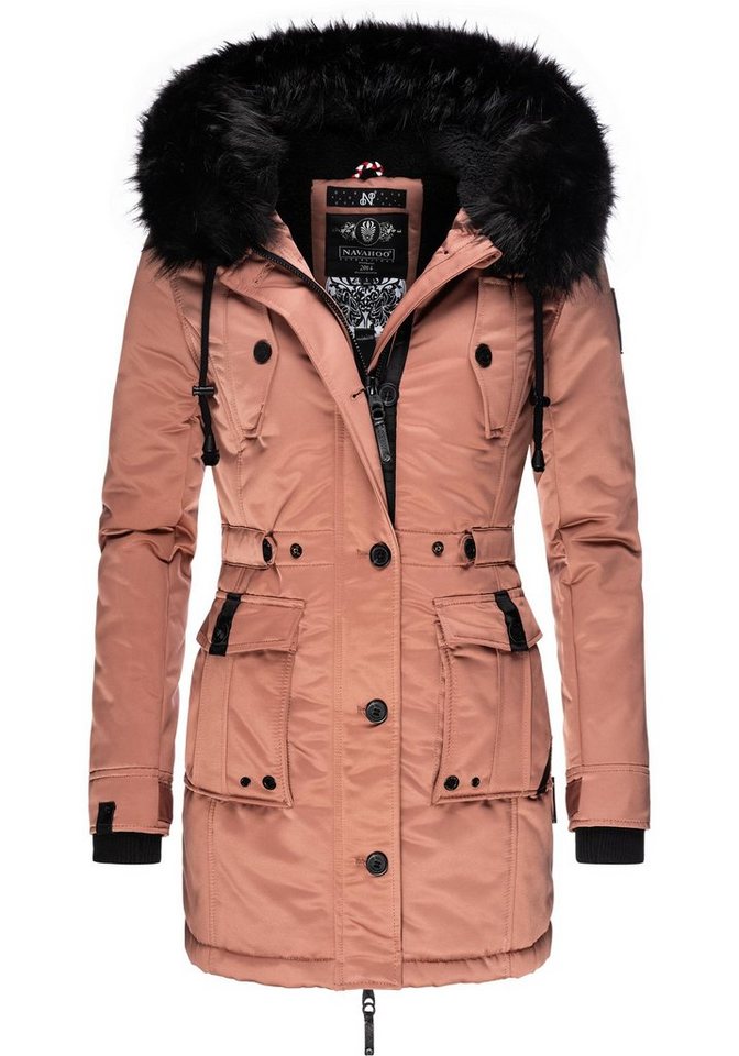 Navahoo Wintermantel Luluna Prc edler Parka mit großer Kunstfellkapuze Navahoo Wintermantel Luluna Prc edler Parka mit großer Kunstfellkapuze von Navahoo