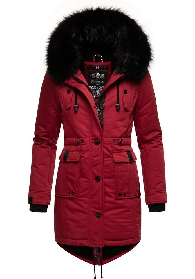 Navahoo Wintermantel Luluna Prc edler Parka mit großer Kunstfellkapuze Navahoo Wintermantel Luluna Prc edler Parka mit großer Kunstfellkapuze von Navahoo