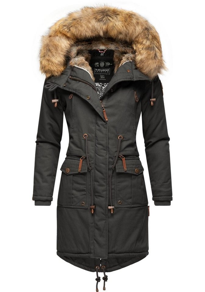 Navahoo Wintermantel Rosinchen stylischer Damen Winter Baumwollparka mit Kunstfell Navahoo Wintermantel Rosinchen stylischer Damen Winter Baumwollparka mit Kunstfell von Navahoo