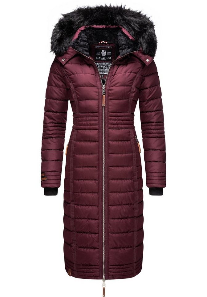 Navahoo Wintermantel Umay langer Damen Winter Steppmantel mit Kunstfellkapuze Navahoo Wintermantel Umay langer Damen Winter Steppmantel mit Kunstfellkapuze von Navahoo