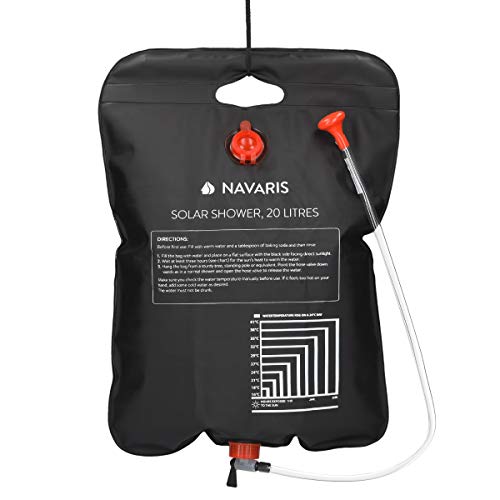 Navaris Campingdusche solar 20 L - Camping Dusche Solardusche - Campdusche Reisedusche kompakt - Camp Shower Outdoordusche mobil Navaris Campingdusche solar 20 L - Camping Dusche Solardusche - Campdusche Reisedusche kompakt - Camp Shower Outdoordusche mobil von Navaris