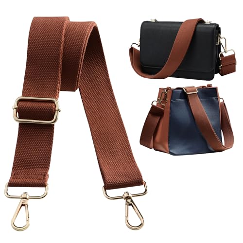 Navaris Handtaschengurt 75-138cm - Tragegurt für Handtasche - Taschengurt zum Wechseln - Taschenriemen - Handtaschen Gurt Trageriemen - Schultergurt für Taschen in Braun Navaris Handtaschengurt 75-138cm - Tragegurt für Handtasche - Taschengurt zum Wechseln - Taschenriemen - Handtaschen Gurt Trageriemen - Schultergurt für Taschen in Braun von Navaris