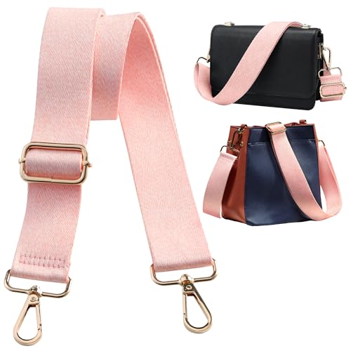 Navaris Handtaschengurt 75-138cm - Tragegurt für Handtasche - Taschengurt zum Wechseln - Taschenriemen - Handtaschen Gurt Trageriemen - Schultergurt für Taschen in Rosa Navaris Handtaschengurt 75-138cm - Tragegurt für Handtasche - Taschengurt zum Wechseln - Taschenriemen - Handtaschen Gurt Trageriemen - Schultergurt für Taschen in Rosa von Navaris
