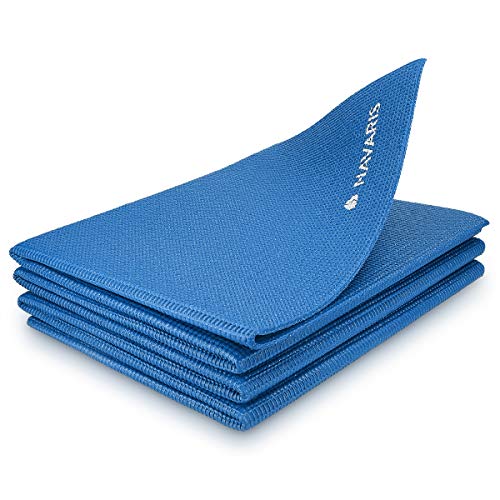 Navaris Klappbare Yoga Matte Fitnessmatte - 4mm Sportmatte Fitness Pilates Sport Gymnastikmatte rutschfest - Reise Yogamatte faltbar - versch. Farben Navaris Klappbare Yoga Matte Fitnessmatte - 4mm Sportmatte Fitness Pilates Sport Gymnastikmatte rutschfest - Reise Yogamatte faltbar - versch. Farben von Navaris