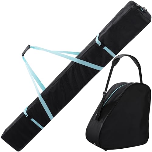 Navaris Universal Skischuhtasche und Skisack - Tasche für Skistiefel und Skier - Tasche für Schlittschuh Skischuhe Snowboardschuhe - Skitaschen Set Navaris Universal Skischuhtasche und Skisack - Tasche für Skistiefel und Skier - Tasche für Schlittschuh Skischuhe Snowboardschuhe - Skitaschen Set von Navaris