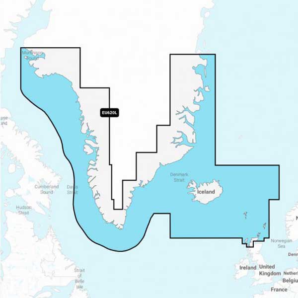Navionics Msd Large Eu620l Groenlandia&islandia Chart Blau von Navionics