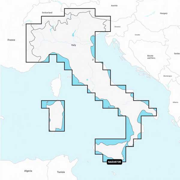 Navionics Msd Regular Eu073r Italia Lagos&ríos Chart Blau von Navionics