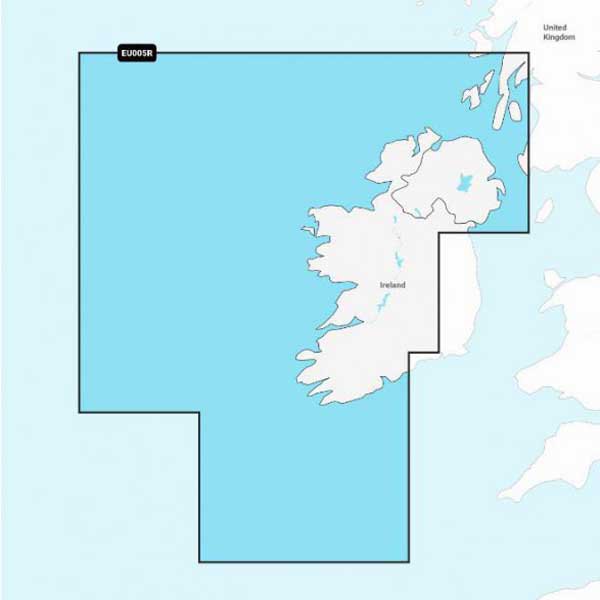 Navionics Msd Regular Eu075r Irlanda Costa Occidental Chart Blau von Navionics