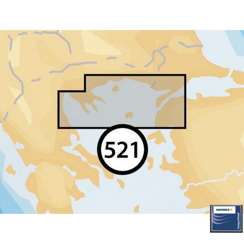 Navionics Navionics+ Small Cf North Of Aegean Sea Map Blau von Navionics