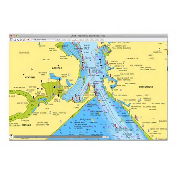 Navionics Navionics+ Small Nouadhibou To Abidjan Map Blau von Navionics