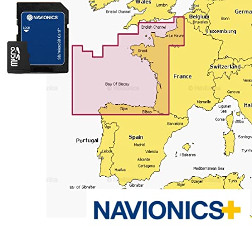 Navionics Unisex-Adult NN-766 NAEU008R-BAY of Biscay EU008R-REGULAR, Blanc/Blue, Standard von Navionics