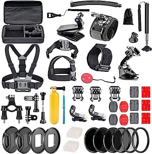 Navitech 60-in1 Action Kamera Zubehör Set Mit Eva Fall - Kompatibel mit dem Yolansin Nimbler 3 Action Camera Navitech 60-in1 Action Kamera Zubehör Set Mit Eva Fall - Kompatibel mit dem Yolansin Nimbler 3 Action Camera von Navitech