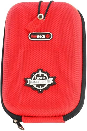 Navitech Rote EVA-Hartschale/Entfernungsmesser-Abdeckung, kompatibel mit Rogue Iron Disc Golf Range Finder von Navitech