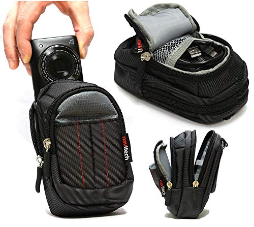 Navitech Schwarz Kamera Tasche Kompatibel mit dem Sony Cybershot DSC-H9 8MP Digital Camera von Navitech