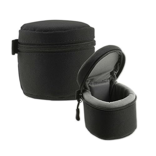 Navitech Schwarz Wasserdicht Kameraobjektiv Schutzhülle Tasche - Kompatibel Mit Dem Fujifilm XF23 mm F2 R Lens von Navitech