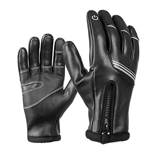 Navna Dämpfende Handschuhe für den Winter, warm, Outdoor-Sport, Touchscreen-Handschuhe, rutschfest, kaltes Wetter, Radfahren, Winterausrüstung von Navna