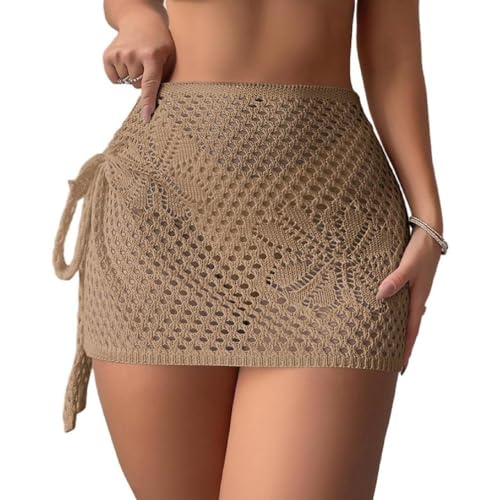 Navna Frauen Bikinis Coverups Pullover Strandkleid Aushöhlen Häkeln Strick Rock Beachwear Cover Down Schlaf Bademode Cover Up Rock Navna Frauen Bikinis Coverups Pullover Strandkleid Aushöhlen Häkeln Strick Rock Beachwear Cover Down Schlaf Bademode Cover Up Rock von Navna
