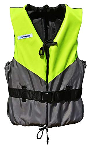 Navyline Unisex 50N Schwimmhilfe Schwimmweste, Farbe:gelb/grau, Größe:70-90kg Navyline Unisex 50N Schwimmhilfe Schwimmweste, Farbe:gelb/grau, Größe:70-90kg von Navyline