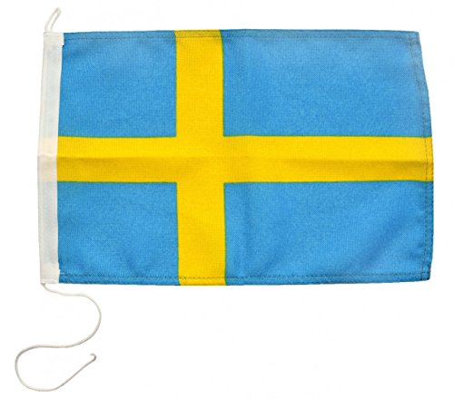 Navyline Gastlandflagge Schweden in Zwei Größen, Größe:20 x 30 cm Navyline Gastlandflagge Schweden in Zwei Größen, Größe:20 x 30 cm von Navyline