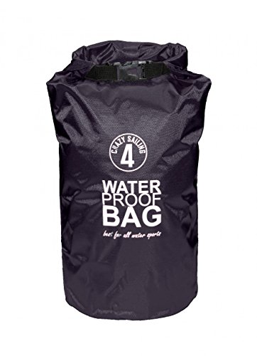 Navyline Ripstop Dry Bag - wasserdichter Rollbeutel Rollsack Seesack , Größe:10 Liter, Farbe:schwarz von Navyline