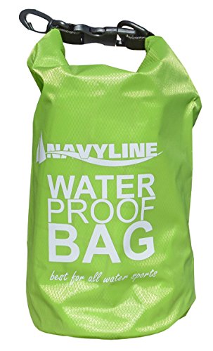 Navyline Ripstop Dry Bag - wasserdichter Rollbeutel Rollsack Seesack , Größe:20 Liter, Farbe:grün von Navyline